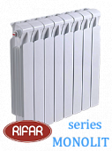 Радиатор биметаллический RIFAR МONOLIT (боковое подключение) 500/14 секций с доставкой в Тверь