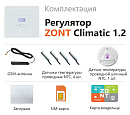 ZONT Climatic 1.2 Погодозависимый автоматический GSM / Wi-Fi регулятор (1 ГВС + 2 прямых/смесительных) с доставкой в Тверь